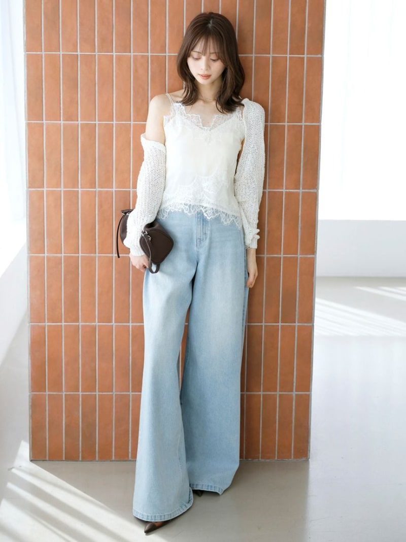 Rakuten - メッシュショートボレロ SNIDEL スナイデル トップス カーディガン【送料無料】[Rakuten Fashion]