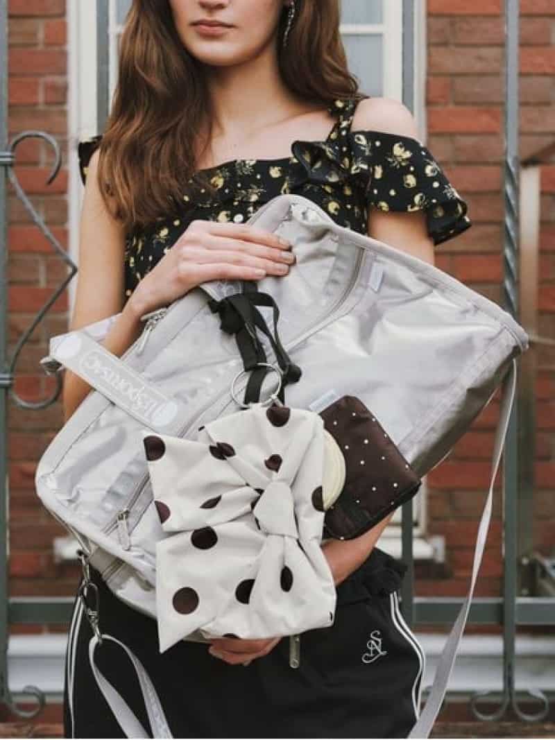 Rakuten - 【SNIDEL×LeSportsac】BOW MULTI POUCH SET SNIDEL スナイデル 財布・ポーチ・ケース ポーチ ホワイト【送料無料】[Rakuten Fashion]