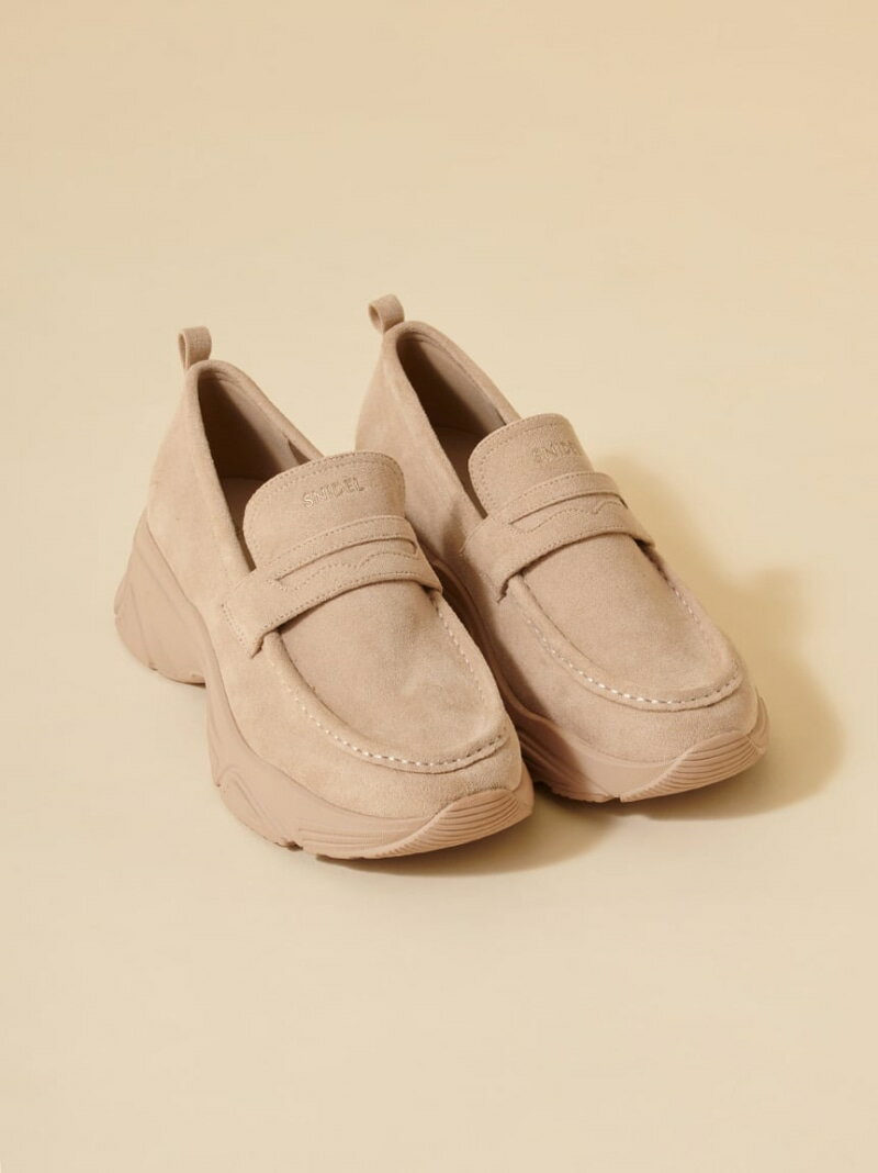 スニーカーソールローファー SNIDEL スナイデル シューズ・靴 その他のシューズ・靴 ベージュ ブラック【送料無料】[Rakuten Fashion]