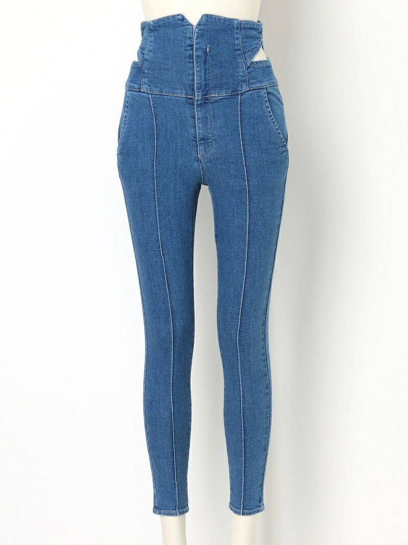 【SALE／50%OFF】ハイウエストスキニー SNIDEL スナイデル パンツ ジーンズ・デニムパンツ ブルー ブラック【RBA_E】【送料無料】[Rakuten Fashion]のサムネイル