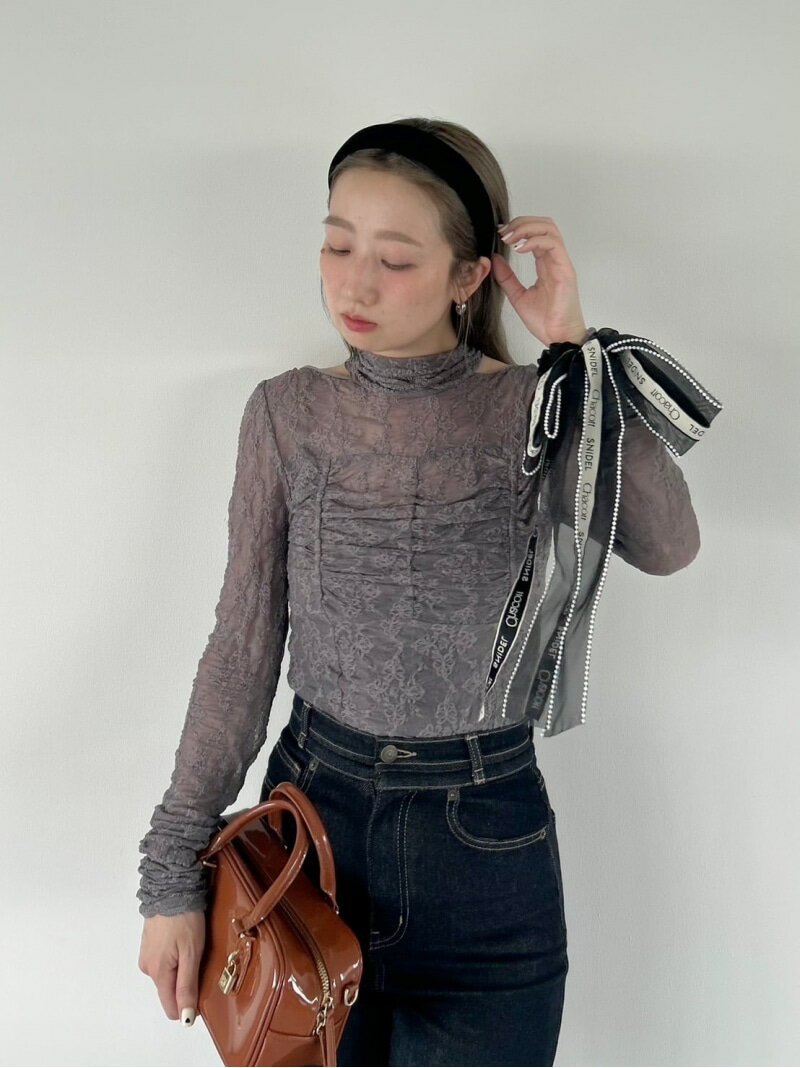 【Chacott】レースシアーTOPS SNIDEL スナイデル トップス シャツ・ブラウス ピンク【送料無料】[Rakuten Fashion]