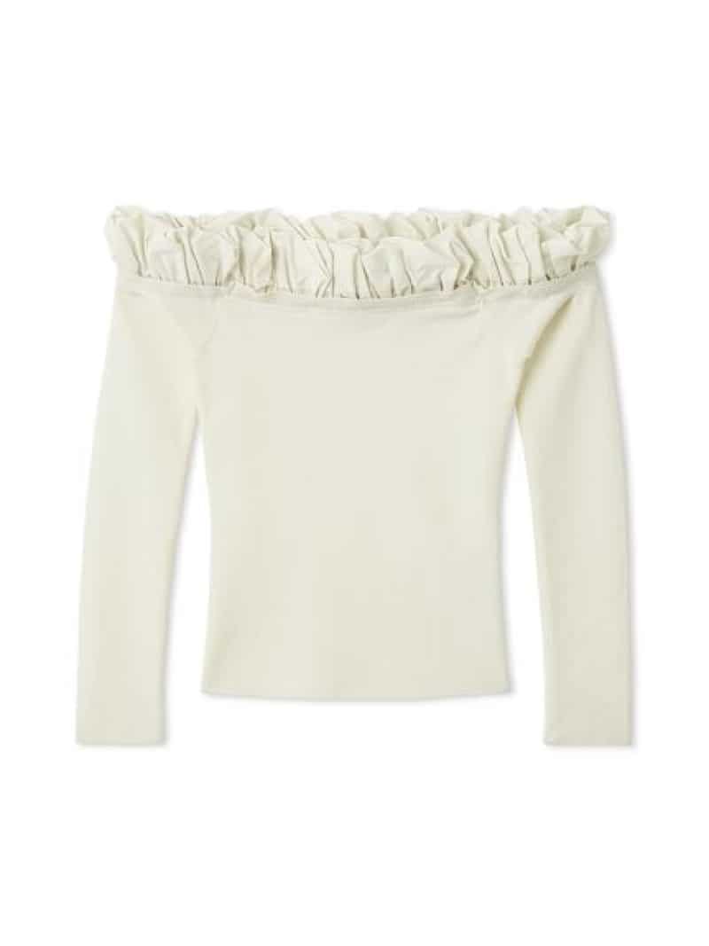 バルーンフリルニットプルオーバー SNIDEL スナイデル トップス ニット ブラック【...