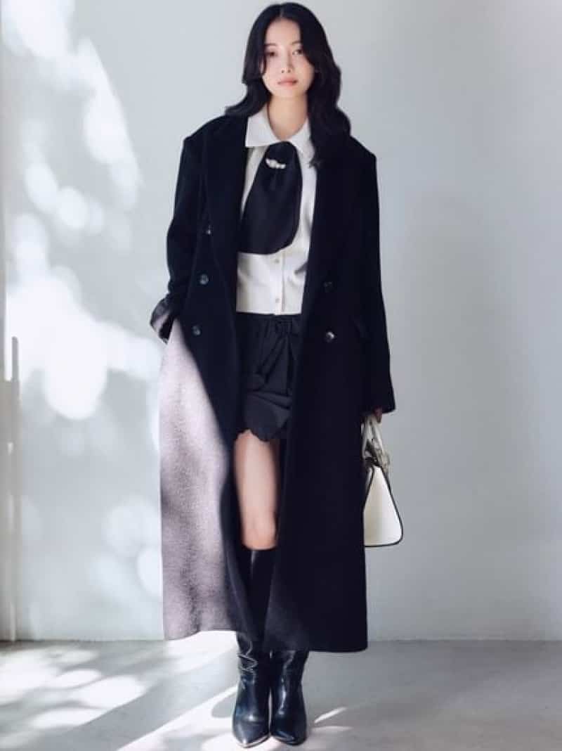 【SALE／40%OFF】【HIGH QUALITY】チェスターロングコート SNIDEL スナイデル ジャケット・アウター その他のジャケット・アウター ベージュ ブラック グレー【RBA_E】【送料無料】[Rakuten Fashion]