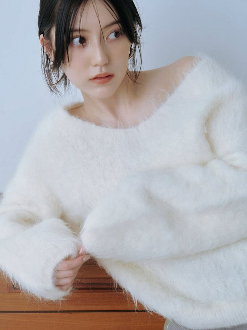 【SALE／50%OFF】【HIGH QUALITY】スリアルパカVネックプルオーバー SNIDEL スナイ...
