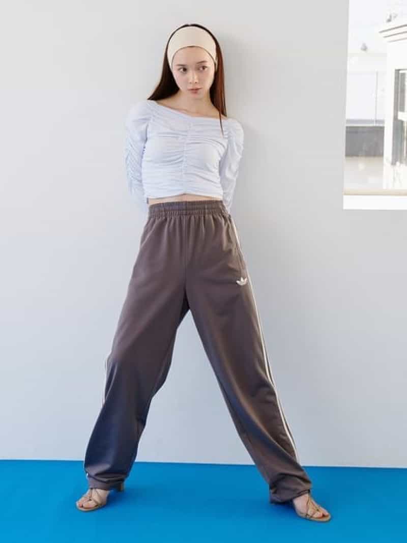 【adidas Originals】FIRE BIRD TP/ファイヤーバードトラックパンツ SNIDEL スナイデル パンツ その他のパンツ グレー【送料無料】[Rakuten Fashion]