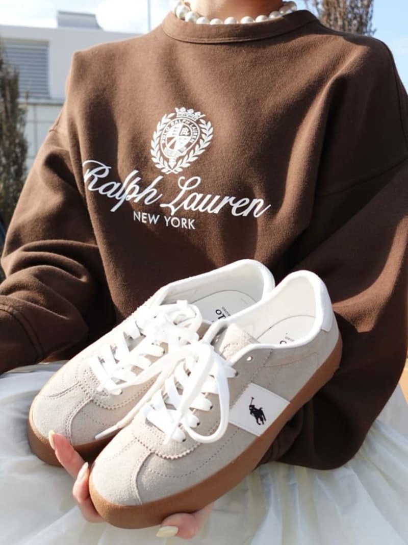 【POLO RALPH LAUREN】スニーカー SNIDEL スナイデル シューズ・靴 スニーカー ベージュ【送料無料】[Rakuten Fashion]