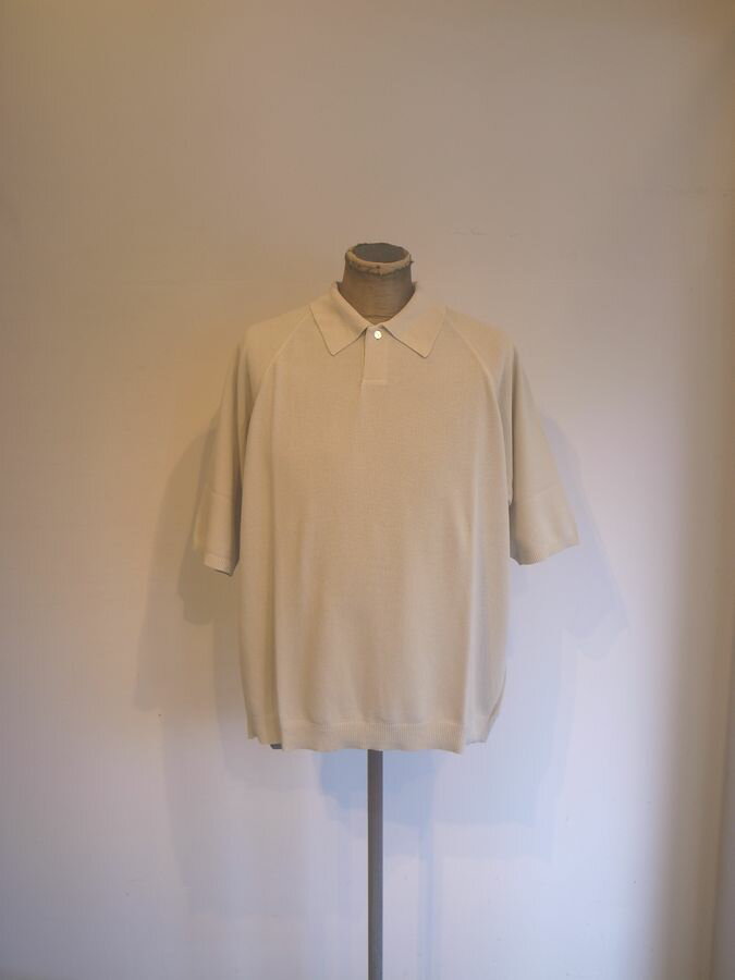 STILL BY HAND(スティルバイハンド)Silk mixed knit polo(KN01231)