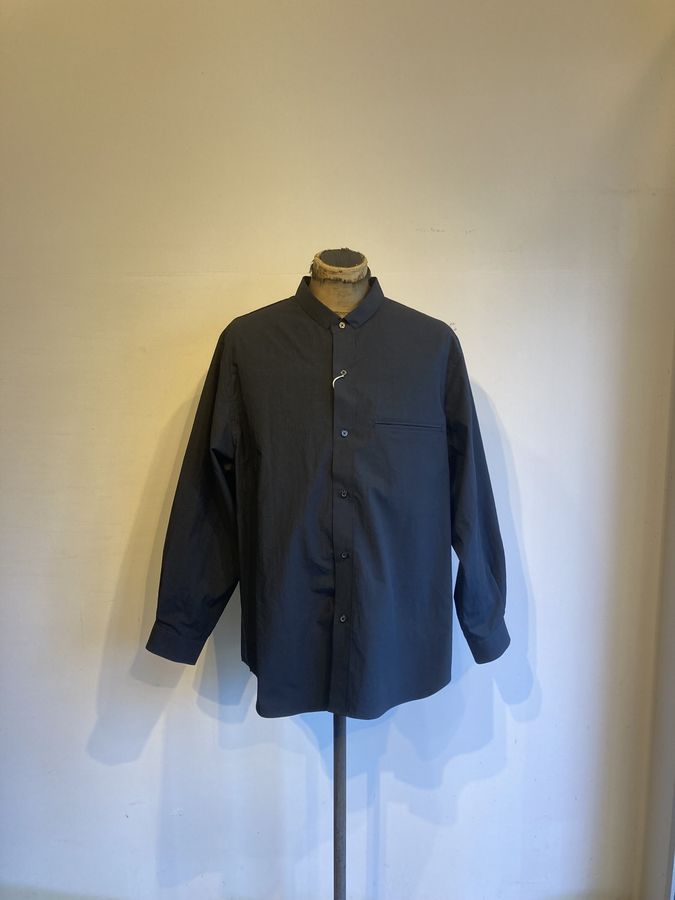 Rakuten - STILL BY HAND(スティルバイハンド)Linen mixed narrow collar shirt(SH06261)