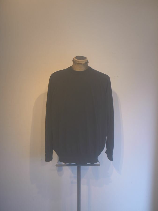STILL BY HAND Cotton silk pullover (KN04253)