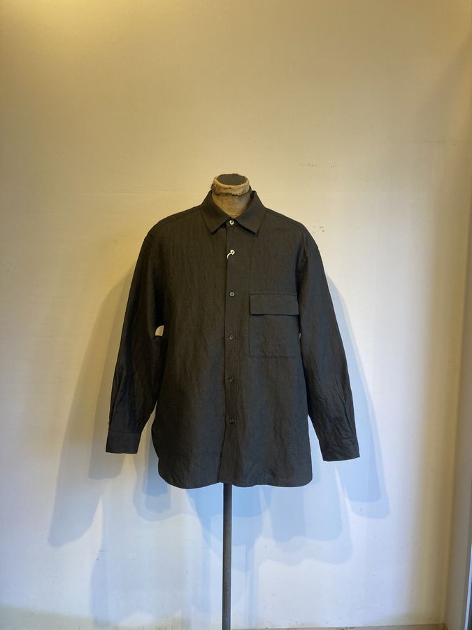 Rakuten - STILL BY HAND(スティルバイハンド)Wool Linen Regular Collar Shirt(SH03254)
