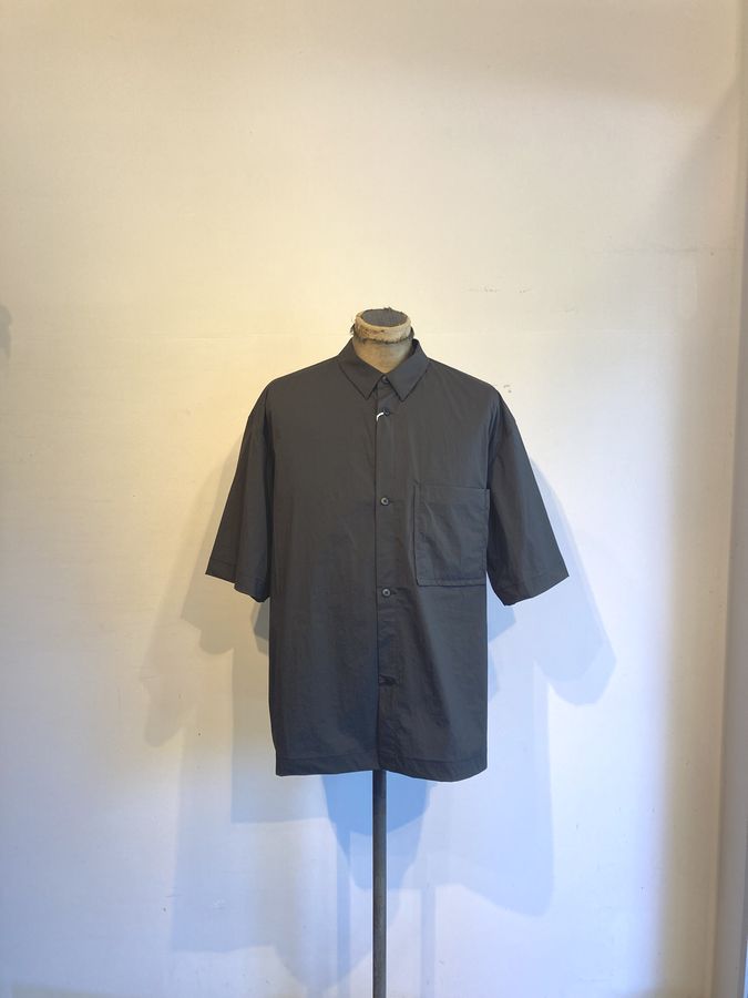 Rakuten - STILL BY HAND(スティルバイハンド) Nylon regular collar shirt (SH02262)