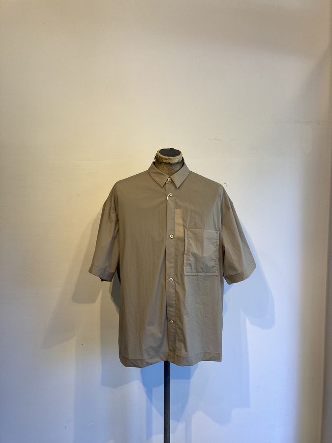乐天商城 - STILL BY HAND(スティルバイハンド) Nylon regular collar shirt (SH02262)