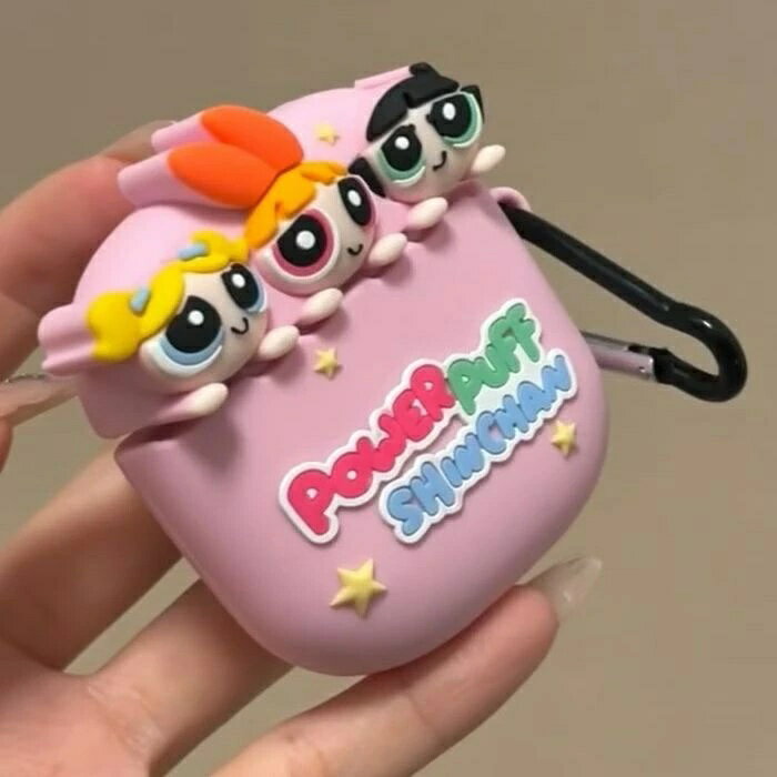 パワーパフガールズ イヤホンケース airpods pro パワパフ キーホルダー グッズ キャラクター ブロッサム バブルス バターカップ かわいい おしゃれ...