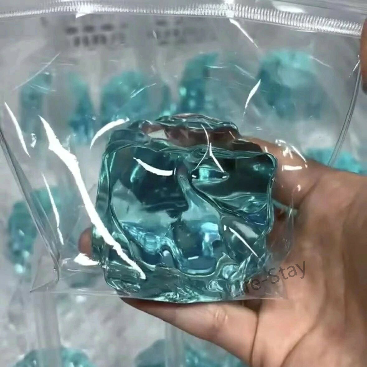 スクイーズ 水感スクイーズ 大福 食べ物スクイーズ ラメ デザート ゼリー カヌレ 低反発 もちもち ぷにぷに 握る ストレス解消 癒し系 おもちゃ Y2K かわいい 大サイズ 中サイズ プレゼント ギフト SOFUMI公式 snnm0726-10000475 Life-Stay サンプル画像3
