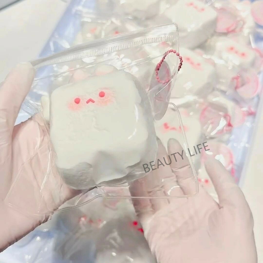 Rakuten - 【SOFUMI公式】ソフミスクイーズ 大サイズ 中サイズ 肉球 ネコ ねこ 低反発 ぬいぐるみ おもちゃ かわいい 握る ストレス解消 もちもち おしゃれ オシャレ Y