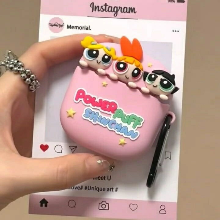 パワーパフガールズ イヤホンケース airpods pro パワパフ キーホルダー グッズ キャラクター ブロッサム バブルス バターカップ かわいい おしゃれ...