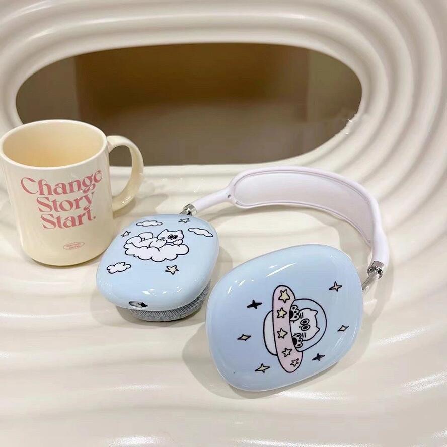 AirPods Max ケース カバー シリコン イヤーカップ 保護カバー 衝撃 吸収 保護 ア...