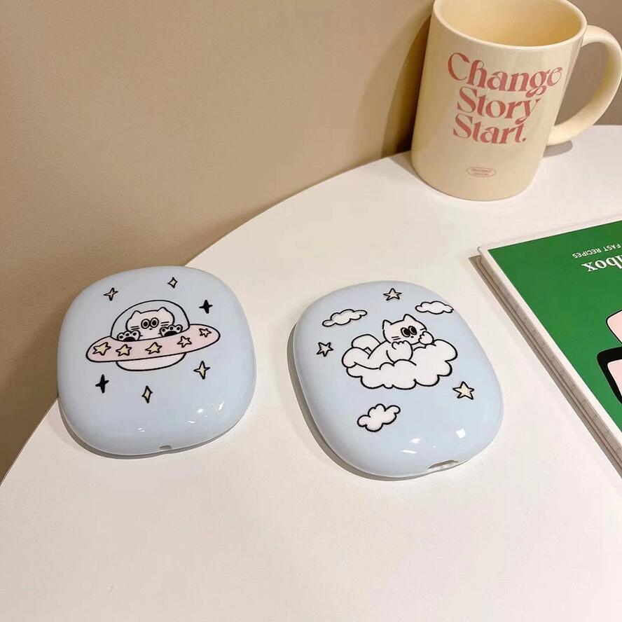 AirPods Max ケース カバー シリコン イヤーカップ 保護カバー 衝撃 吸収 保護 ア...