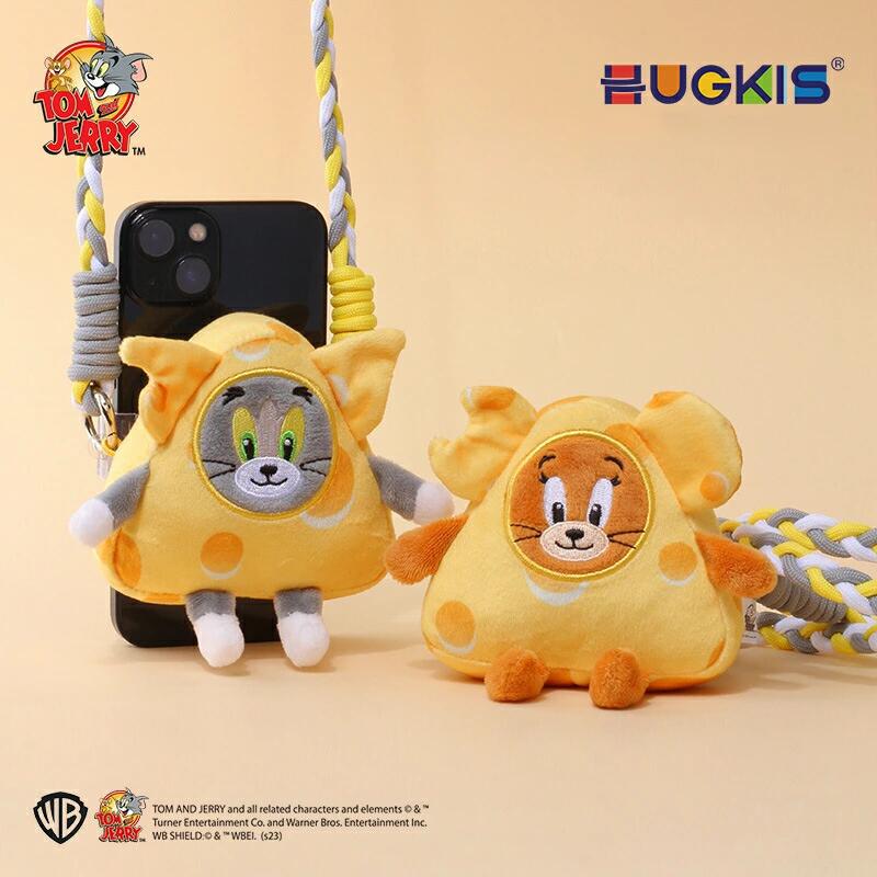 トムとジェリー ぬいぐるみ チーズ かわいい スマホショルダー ストラップ スマホクリップ 紐 スマートフォン 首掛け 肩掛け ショルダーストラップ