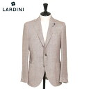 LARDINI ラルディーニ ジャケット ADVANCE アドバンス リネンウール 3B メンズ ブラウン A6000AQ/EQSK62514 【国内正規品】