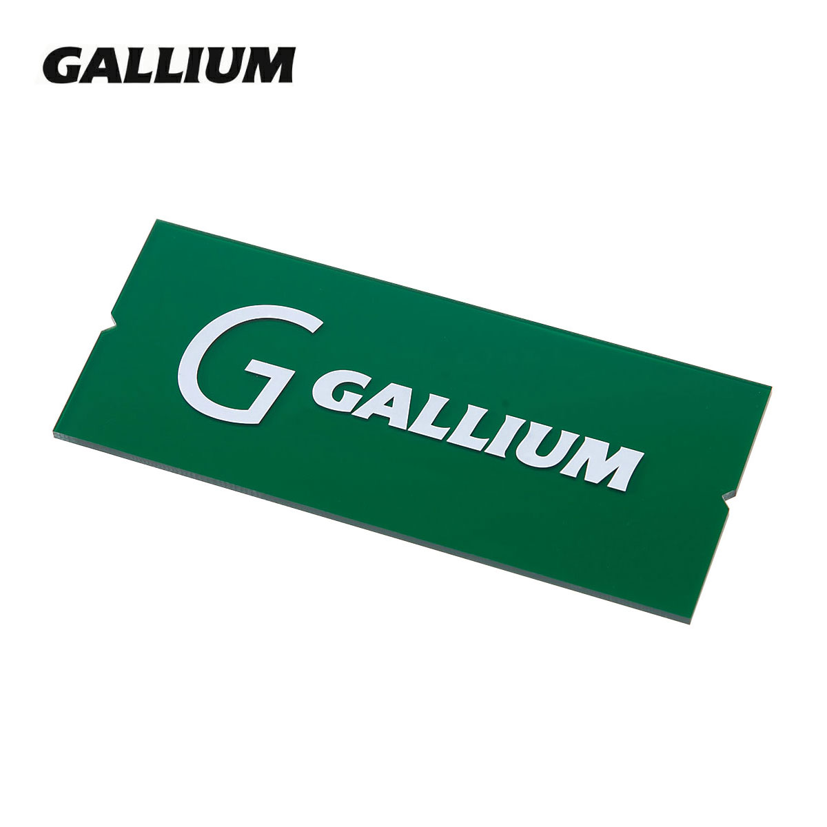 メーカー希望小売価格はメーカーカタログに基づいて掲載しています GALLIUM　ガリウムスクレーパー●サイズ：145×60×3mmワックススクレーピングや古いワックスのはぎ取りに使用。エッジのワックスも取り除けるエッジスクレーパー付。 SIZE:145×60×3mm