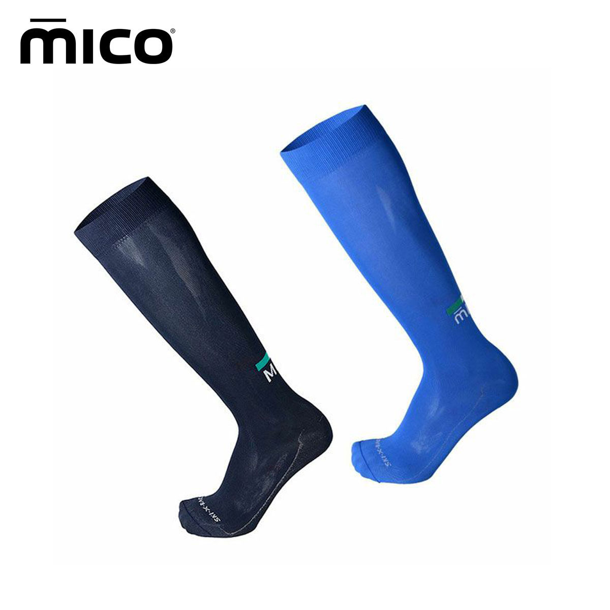 MICO SOCKS 〔ミコ ソックス スキー靴下〕 1640 X-RACE Extra-LIGHT〔極薄〕/ ネイビー〔NAVY〕