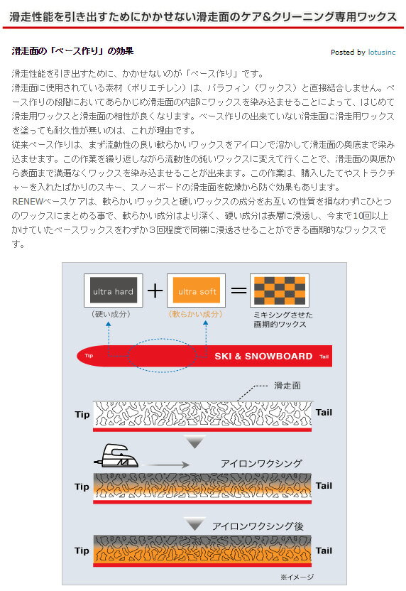 DOMINATOR ドミネーター ワックス RENEW 〔100g〕 固形 スキー スノーボード スノボ 2