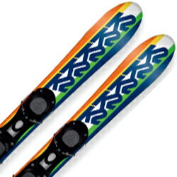 スキー板 メンズ レディース ショート K2 ケーツー＜2022＞ FATTY ファッティー 金具付き ビンディング セット 取付無料 21-22 NEWモデル〔SA〕