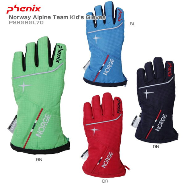 フェニックス グローブ キッズ 子供用 PHENIX ＜18-19＞ Norway Alpine Team Kid's Gloves PS8G8GL70 スキー スノーボード 旧モデル 〔SA〕