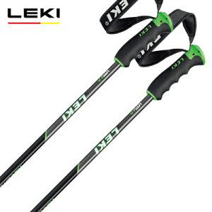 LEKI レキ スキー ポール ストック 2023 NEOLITE AIRFOIL ブラック/ネオングリーン 22-23 NEWモデル