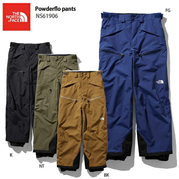 THE NORTH FACE〔ザ・ノースフェイス スキーウェア パンツ〕＜2020＞Powderflo pants/NS61906【送料無料】 19-20 NEWモデル