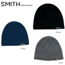 SMITH スミス ヘルメットインナー■HELMET BEANIE〔ヘルメット ビーニー〕・カラーGrayBlackNavy裏側の一部にヘルメット着用によるズレ防止のフリース素材を採用。COLOR:BLACK/GRAY/NAVY