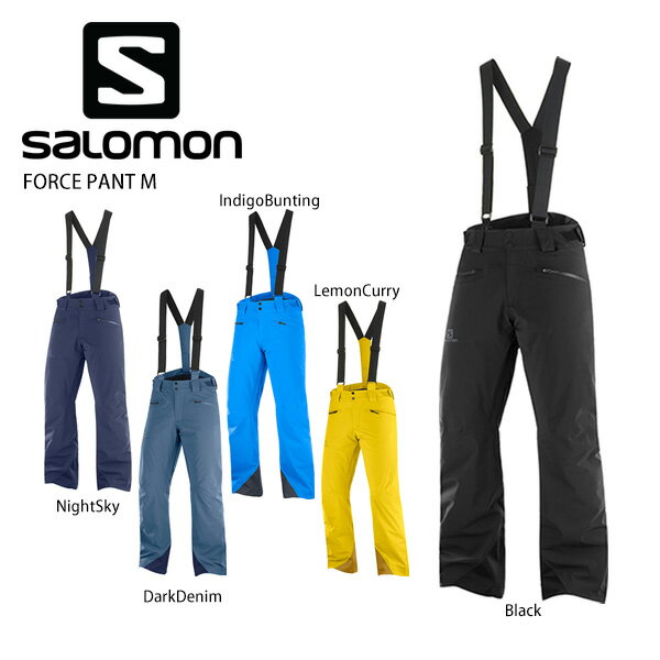 SALOMON〔サロモン スキーウェア パンツ〕＜2021＞ LC1403400 / FORCE PANT M〔フォースパンツ〕