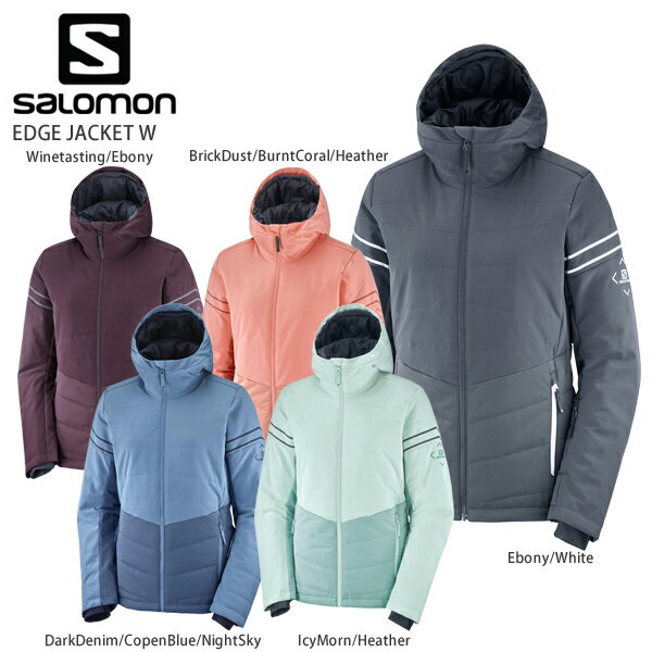 スキー ウェア レディース SALOMON〔サロモン ジャケット〕＜2021＞ LC1384200 / EDGE JACKET W〔エッジジャケット〕〔SA〕