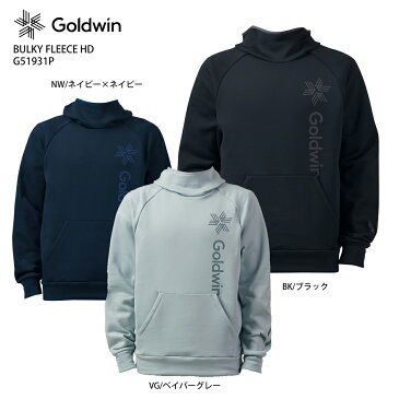 スキー ウェア メンズ レディース GOLDWIN 〔ゴールドウイン ジャケット〕＜2022＞BULKY FLEECE HOODIE/G51931P【旧モデル21-22】