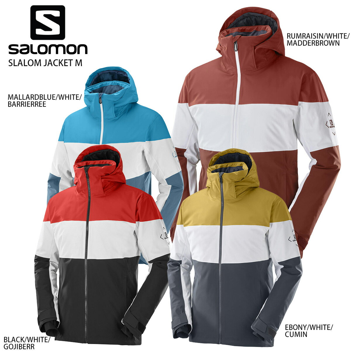 スキー ウェア メンズ レディース SALOMON〔サロモン ジャケット〕＜2022＞SLALOM JACKET M【旧モデル21-22】【MUJI】 ラスイチセール