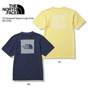 THE NORTH FACE ザ・ノースフェイス Tシャツ メンズ ショートスリーブジャカードスクエアロゴクルー S/S Jacquard Square Logo Crew / NT12192