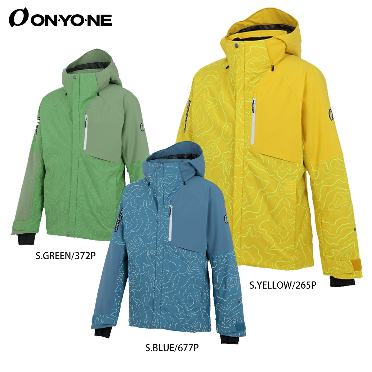 スキー ウェア メンズ レディース ONYONE オンヨネ ジャケット＜2021＞ONJ93P43 PRINT OUTER JACKET プリントアウタージャケット