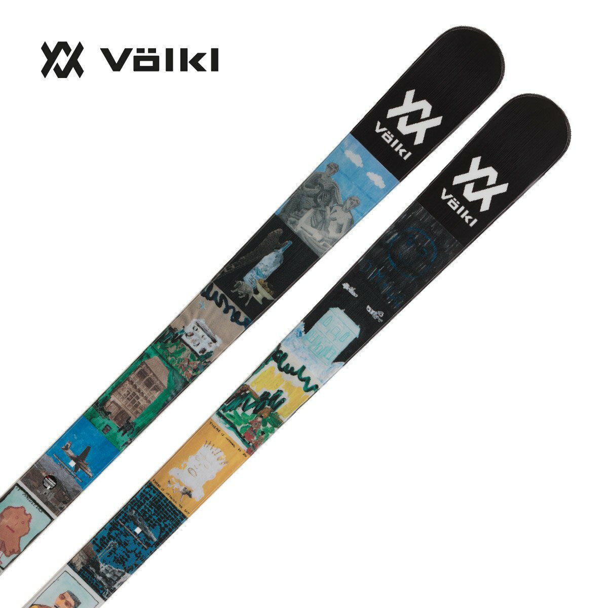 VOLKL フォルクル スキー板 ＜2023＞ REVOLT 86 PICTURE/122448 + ATTACK 11 GW 【ビンディング セット 取付無料 22-23 NEWモデル】