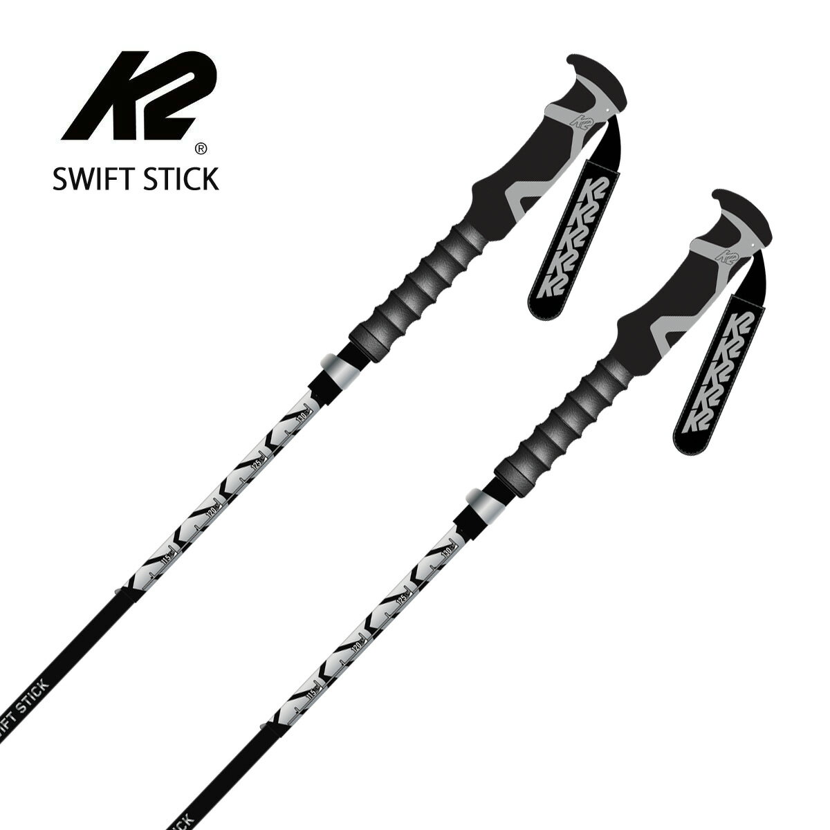 K2 ケーツー ポール ストック 伸縮式 ＜2025＞ SWIFT STICK[S2209005010]