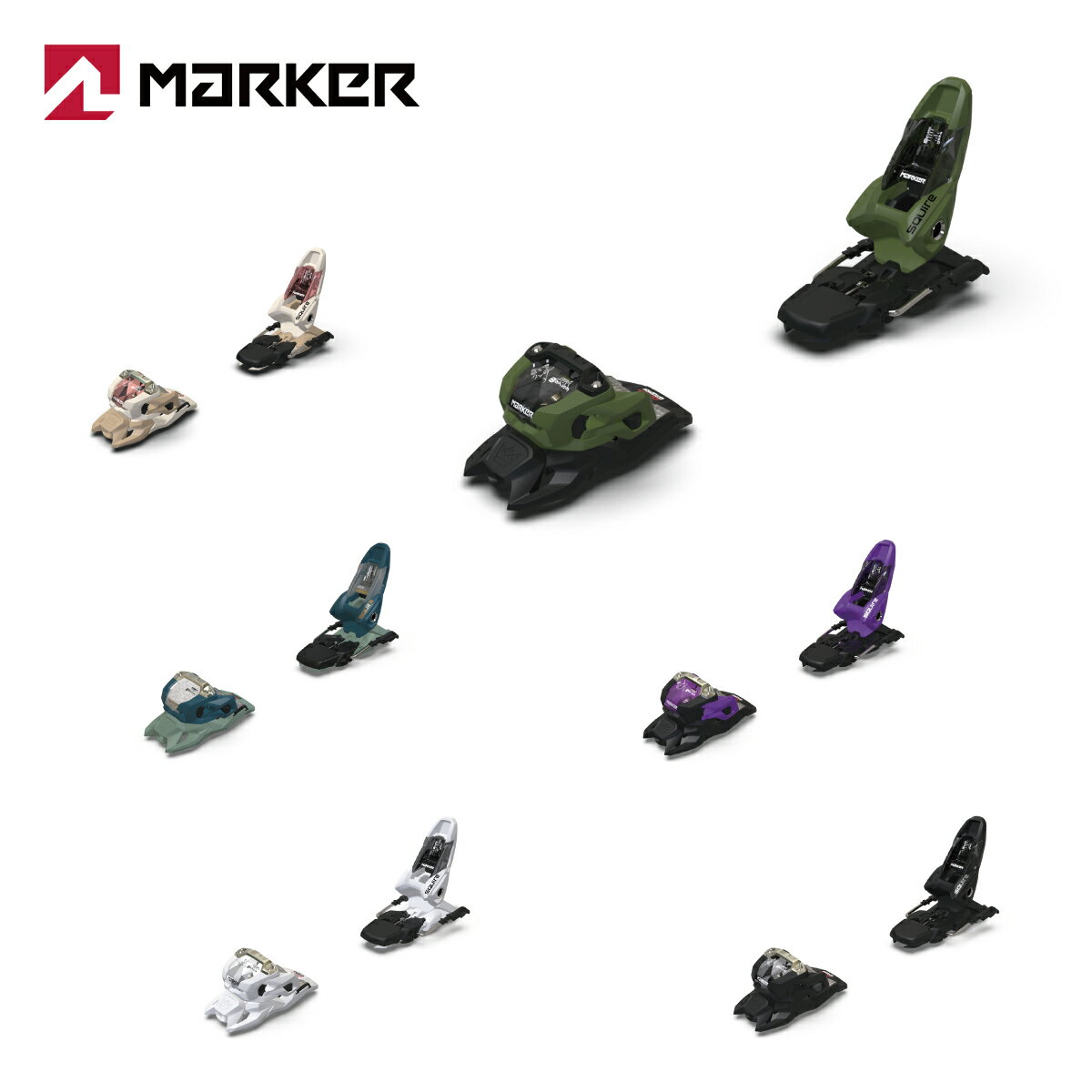 MARKER マーカー スキービンディング<2024> SQUIRE 11 〔スクワイア 11〕 【グリップウォーク】 2023-2024
