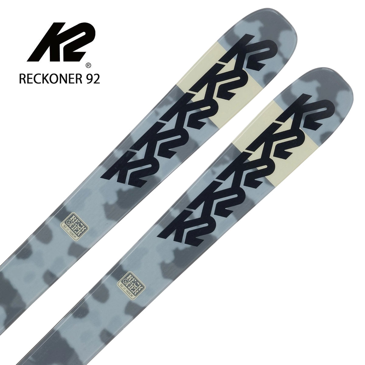 スキー板 メンズ レディース K2 ケーツー ＜2024＞ RECKONER 92[S230301001]【板のみ】 2023-2024 スーパーセール 1