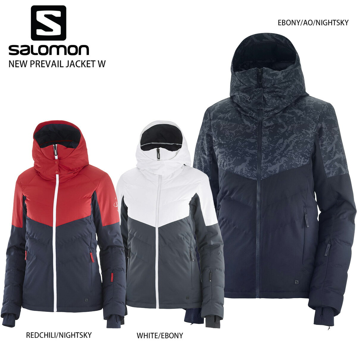 スキー ウェア レディース SALOMON〔サロモン ジャケット〕＜2022＞NEW PREVAIL JACKET W / LC1562600