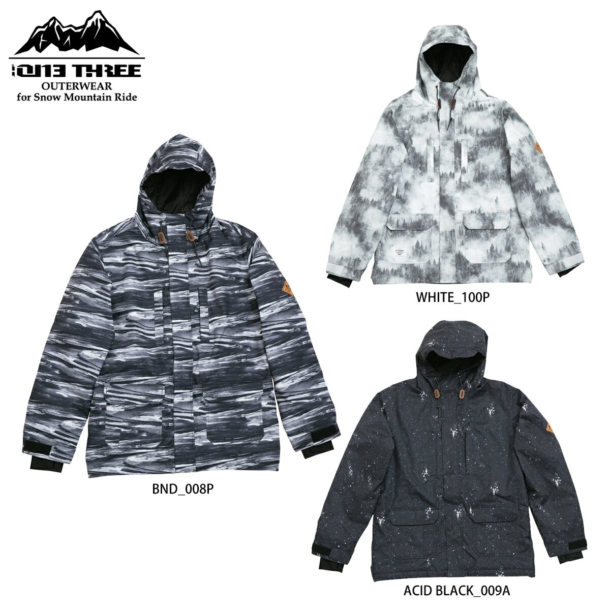 ONE THREE〔ワンスリー スキーウェア ジャケット〕＜2022＞ OTJ92501 / MEN'S JACKET