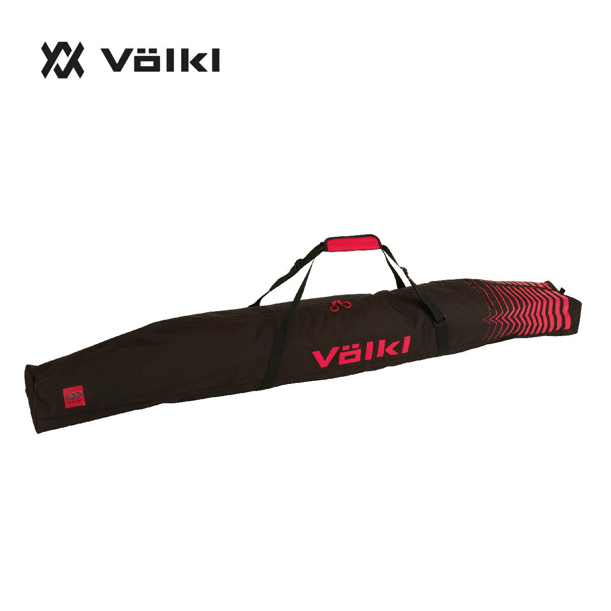 メーカー希望小売価格はメーカーカタログに基づいて掲載しています VOLKL スキーバッグ■ RACE DOUBLE SKI BAG 195CM品番：カラー・142111：BK/RDサイズ：195×35×35cm容量：120 L原産国：中国