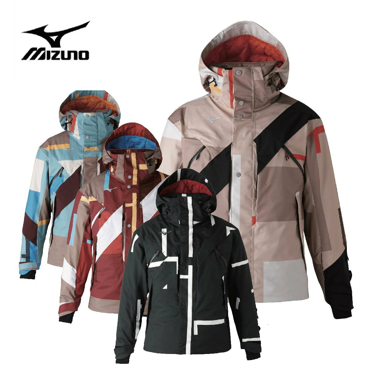 MIZUNO ミズノ スキーウェア ジャケット＜2023＞Z2ME2340 / FREE SKI PRINT PARKA 22-23 旧モデル