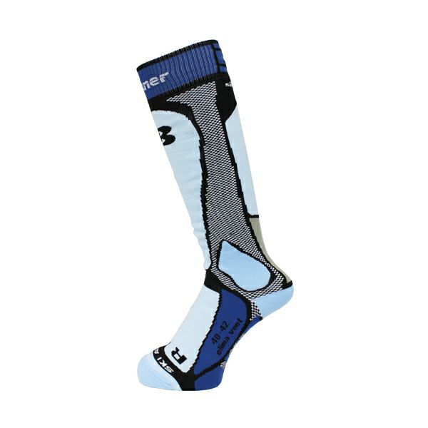 メーカー希望小売価格はメーカーカタログに基づいて掲載していますBerkner ベルクネル ソックス■SOCKS SKI ALPIN LIGHTPOLIAMID：96%POLIPROPYLEN：1%ELASTAN：3%SOCKS TECHNOLOGY・Self-adjusting cuff・Calf protector・Front protector・Achilles tendon protector・Anke protector・Heel protector・Ventilation system・Top protector・Foot protector・Anatomically formed・Toes protectorSIZE:34-36/37-39/40-42/43-45COLOR:ライトブルー