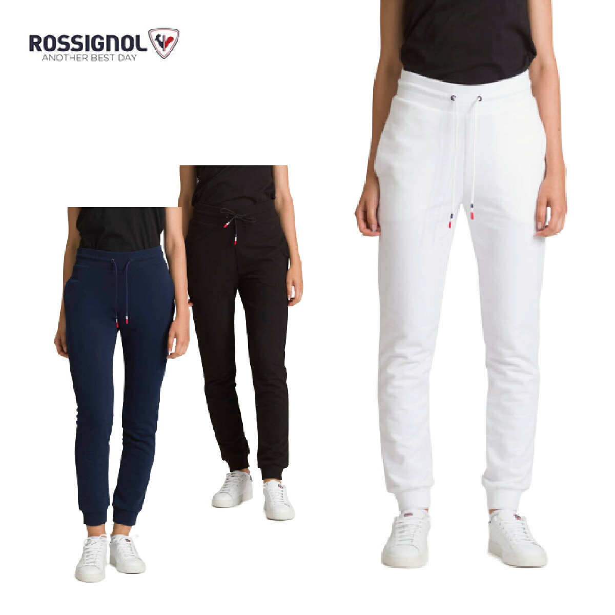 ROSSIGNOL ロシニョール ウェア / レディーススウェットパンツ＜2024＞RLKWP16 / W LOGO PANT FT