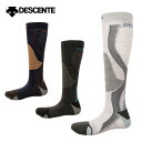 DESCENTE デサント スキー ソックス 靴下 メンズ レディース＜2024＞DWAWJB50 / 3D SOX plus+