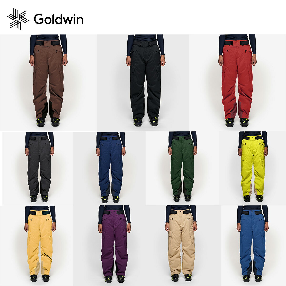 GOLDWIN ゴールドウイン スキーウェア パンツ メンズ＜2024＞G-Solid Color Cargo Wide Pants / G33357 2023-2024